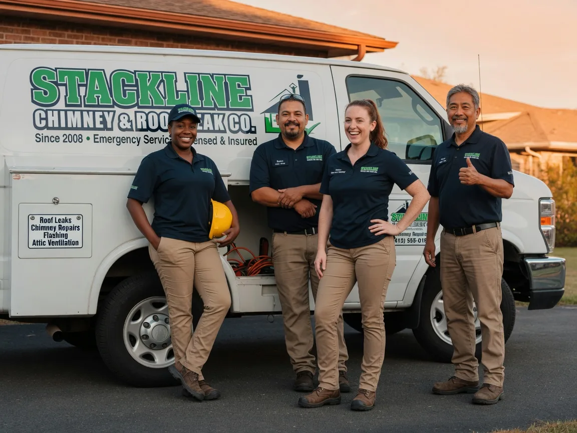Chimney flashing repair company in Rockford, IA